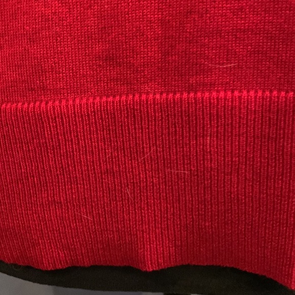 SUPER SEXY Gorgeous red long sleeve sweater from CHRISTOPHER & BANKS. - Picture 6 of 10
